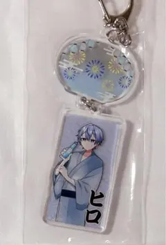 カラフルピーチ からぴち ヒロ 真夏の桃祭り 風鈴アクリルキーホルダー