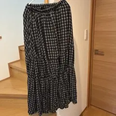 SLOBE citron. 幾何プリントティアードスカートのサムネイル