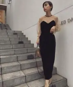田中みな実 ロングワンピース アメリヴィンテージ ameri vintage