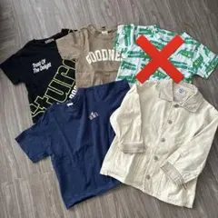 petit main 子供服 4点セット Tシャツ ジャケットのサムネイル