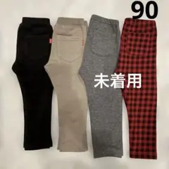 【美品★UNIQLOとデビロック】　裏起毛　レギンスパンツ