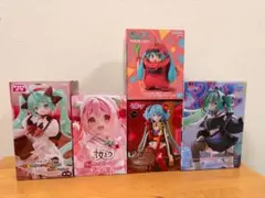 【新品・未開封】初音ミク　フィギュア　5体セット