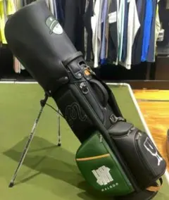 Malbon Golf キャディバッグ ブラック/グリーン