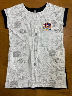 グラニフ レディース Tシャツ ELMER フリーサイズ 象のエルマー