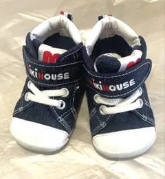 MIKI HOUSE ミキハウス ネイビー デニム ファーストシューズ 12cm