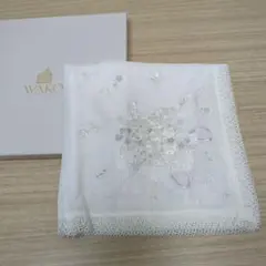 WAKO　 和光 　 手刺繍 ハンカチーフ　レースのサムネイル