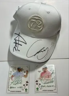 岩井明愛・千怜プロ 直筆サイン入りキャップ＆カードセット 岩井明愛・千怜プロ 直筆サイン入りキャップ＆カードセット - メルカリ