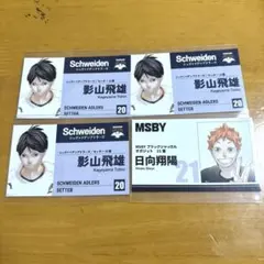 ハイキュー!! 影山飛雄 日向翔陽 名刺カード ファンパーク