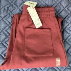 新品未使用　UNIQLO C スウェットワイドパンツ　Sサイズ　色:ワイン