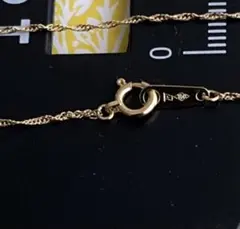 超目玉商品 新品 日本製 18金 K18 キラキラネックレス40cm 即日発送