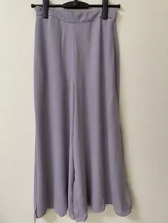 UNIQLO シフォンスリットスカートパンツ