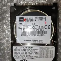 ジャンク 動作未確認 Toshiba MK4025GAS 40GB IDE HD