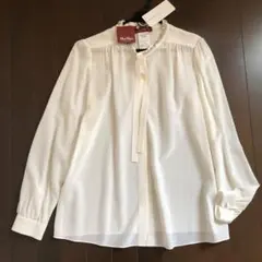 MaxMara studio半袖プリーツ ラメトップス - メルカリ