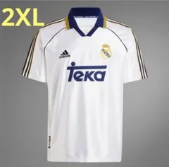 adidas】レアルマドリード 復刻ユニフォーム TEKA 99/00 2XL - メルカリ
