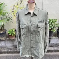 ヒステリックグラマー　長袖　ワッペン　ミリタリー　シャツ