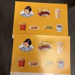 マクドナルド リワード ステッカーセット　あのちゃん あの ano
