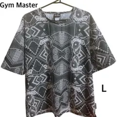 Gym Master 総柄 Tシャツ ブラック UL-GRID ハッピーペイントのサムネイル