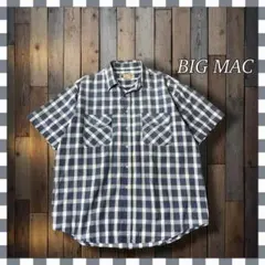 90's BIG MAC ビッグマック チェック半袖ワークシャツLのサムネイル