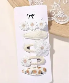 即購入OK 花モチーフ　花柄　キッズ　ヘアピンセット 可愛い おしゃれ 子供