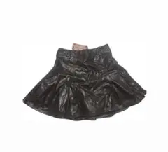 レザープリーツスカート