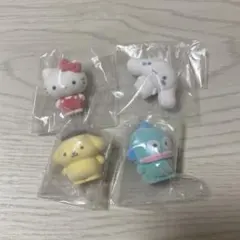 サンリオキャラクターズふわふわフロッキードール 4個セット