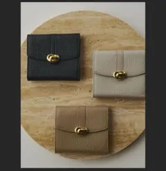 gem_by russet ラウンドフラップ ミニウォレット 財布