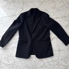 1回着用 ユニクロ セットアップ 感動ジャケット 感動パンツ Ｍ ネイビー 紺