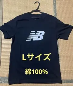 美品★New Balance Tシャツ ブラック 日本サイズLサイズ