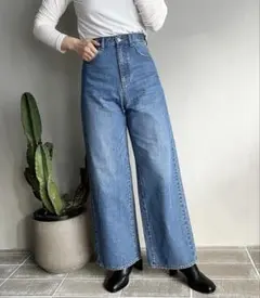 【連休セール 2,190→1,590】ローリーズファーム CONEバギーデニム