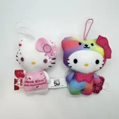 【2個セット】マクドナルド ハローキティ 50周年限定 レインボーベア
