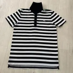 PUMA ストライプ ポロシャツ