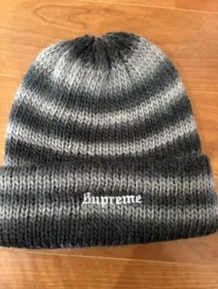 Supreme ストライプニット帽 ビーニー