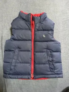 ポロラルフローレン　リバーシブルダウンベスト 12m