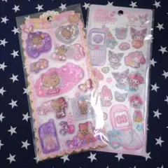 【新品】 日焼けキティキ　ラキラウォーターシール　クロミ　平成はっぴーふぉん