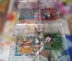 ワンピースとドラゴンボールのシール 4枚セット