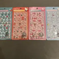 新品　ボンボンドロップシール　キティ　ハンギョドン　シナモン