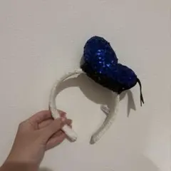 ディズニー ドナルド カチューシャ スパンコール キラキラ