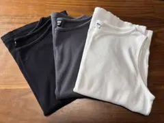 UNIQLO ユニクロ　リブボートネックノースリーブ　XLサイズ 3点セット