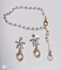 ブレスレットとピアスの3点セット★