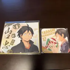 ハイキュー‼︎    山口忠　ビジュアル色紙コレクション　アートコースター