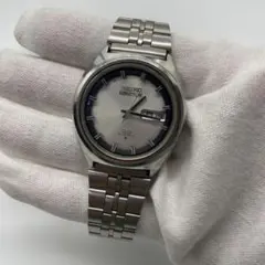 T*a様 SEIKO5　ACTUS　SS　機械式自動巻　スクエア　機能良好　美品 JA-0568| セイコー 5アクタス シルバーウェーブ 6306-8000 Wネーム