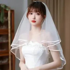 ウエディングベール コーム付 ミディアム ホワイト 結婚式