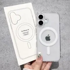 【新品】iPhone16 MagSafe クリアケース