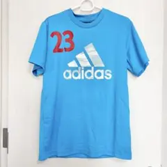 即購入OK⭐️アディダス スポーツ Tシャツ Mサイズ ブルー 青 adidas