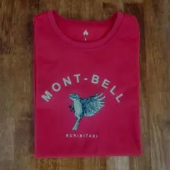 モンベル mont-bell RURIBITAKI Tシャツ レッド Lのサムネイル