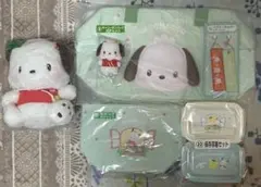 サンリオ当りくじ　ポチャッコ　 ぬいぐるみ　キーカバーマスコット