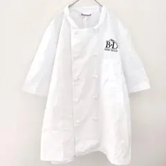 希少✨️ Uniform City コックコート 企業ロゴ刺繍 XL ホワイト 白のサムネイル