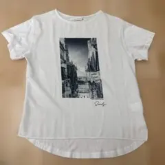 Bou Jeloud フォトプリントTシャツ ホワイト