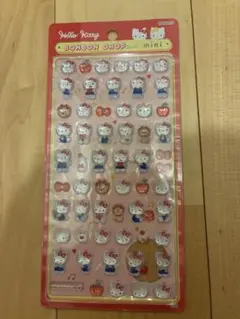 【正規品】キティ 赤　ボンボンドロップシールミニ