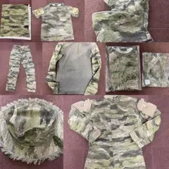 BDU 迷彩服　a-tacs ix パンツ　シャツ　ブーニー等 TRU-SPEC（トゥルースペック） 1/4 ZIP COMBAT シャツ A-TACS iX [2503